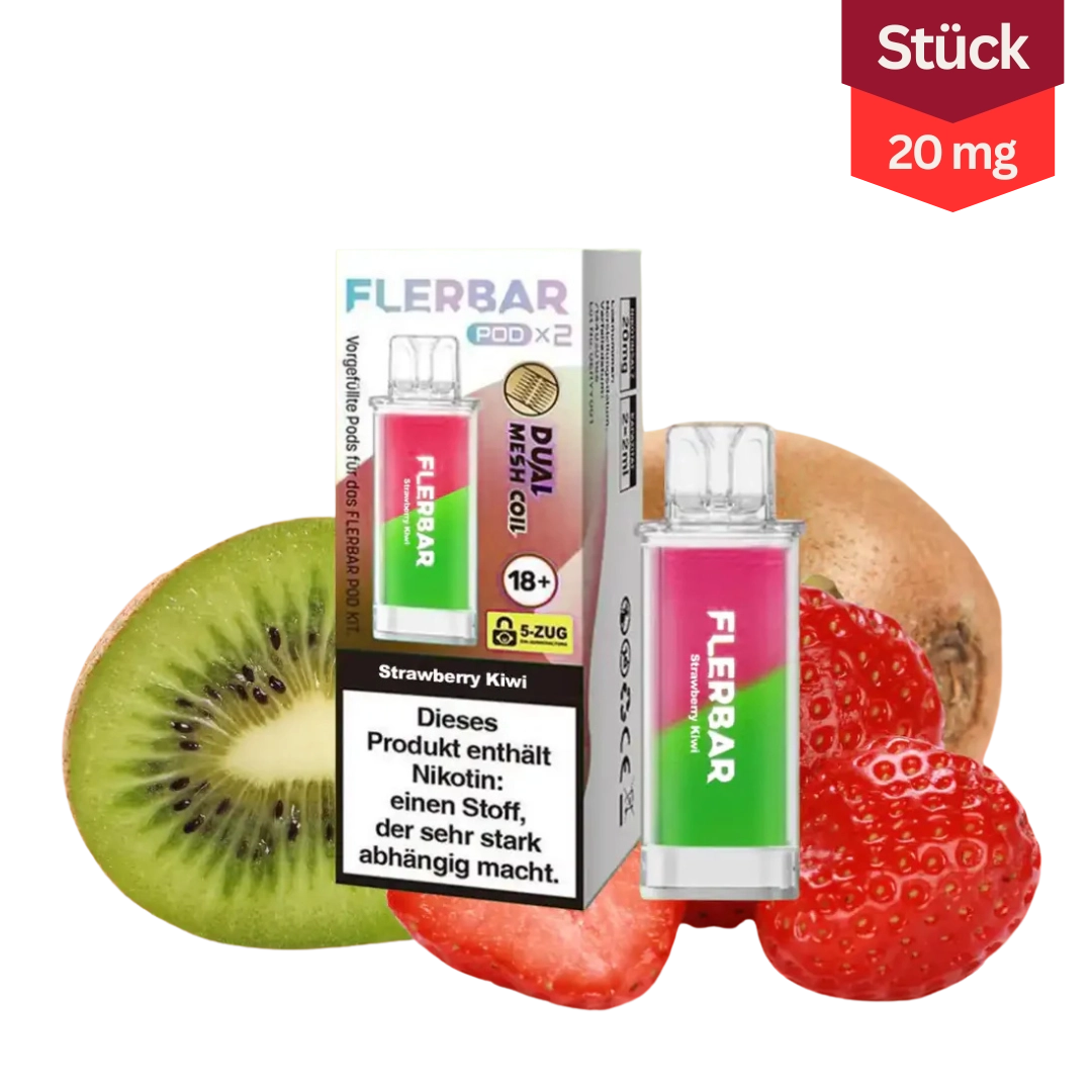 Flerbar Pod Strawberry Kiwi 20 mg/ml