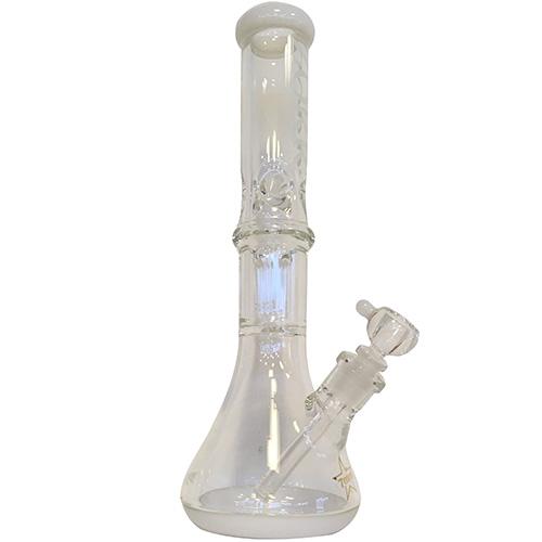 Bong - Glasbong Weiß (39cm / Glasstärke 7mm)