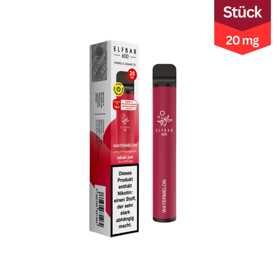 Elfbar 600 Watermelon 20mg Elfbar 600 Watermelon 20mg