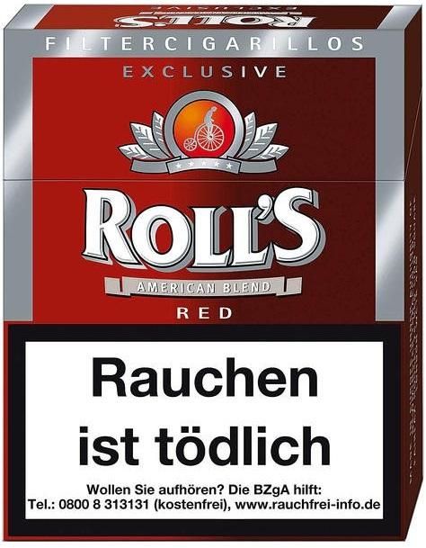 Rolls Exclusive Red Zigarillo Stange (8x23 Stück)