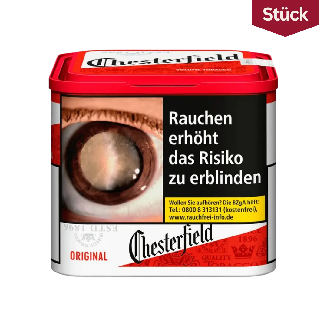 Chesterfield Red Tabak Volumentabak Dose