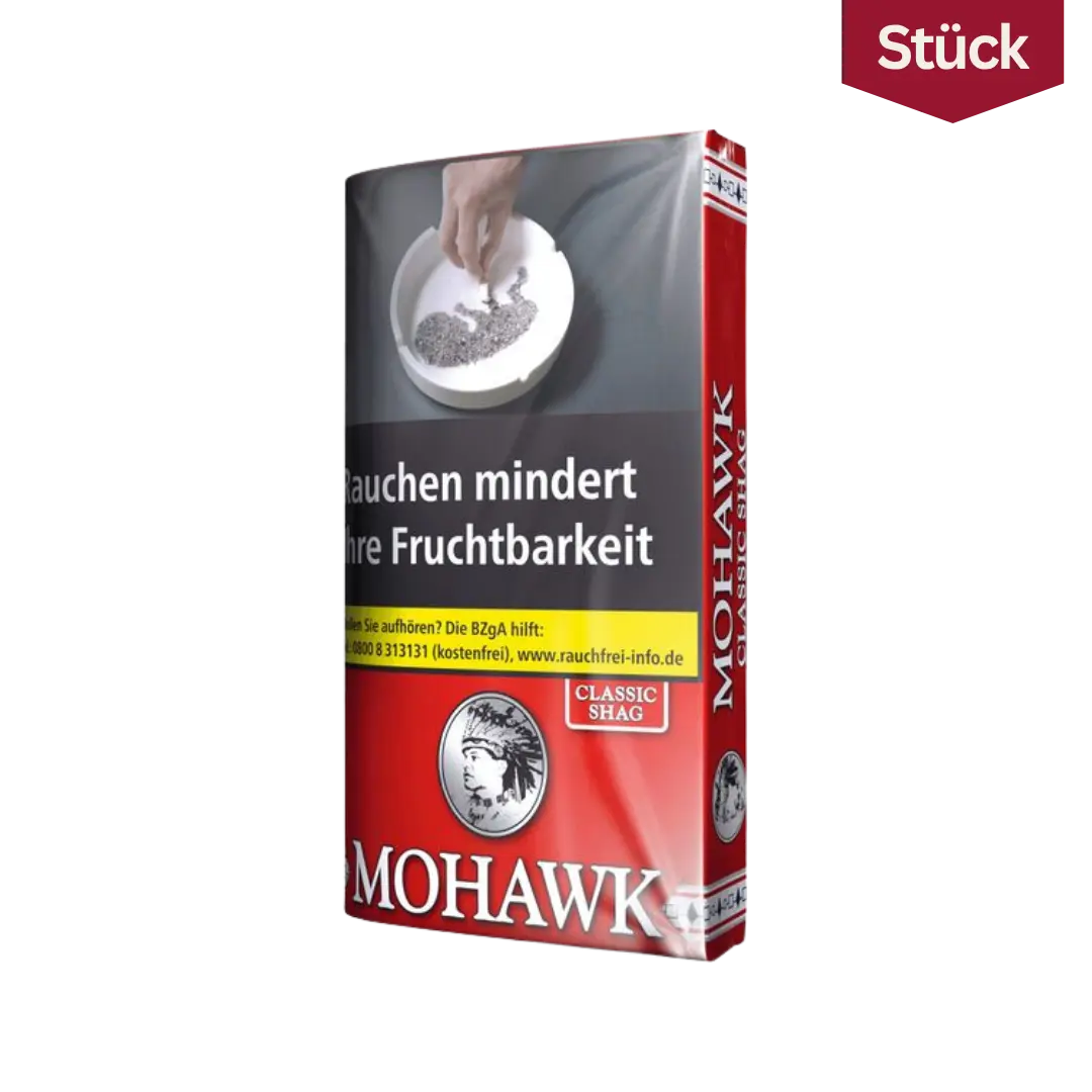 Bundle: Mohawk Classic Shag Tabak Feinschnitt Pouch (10x30g)