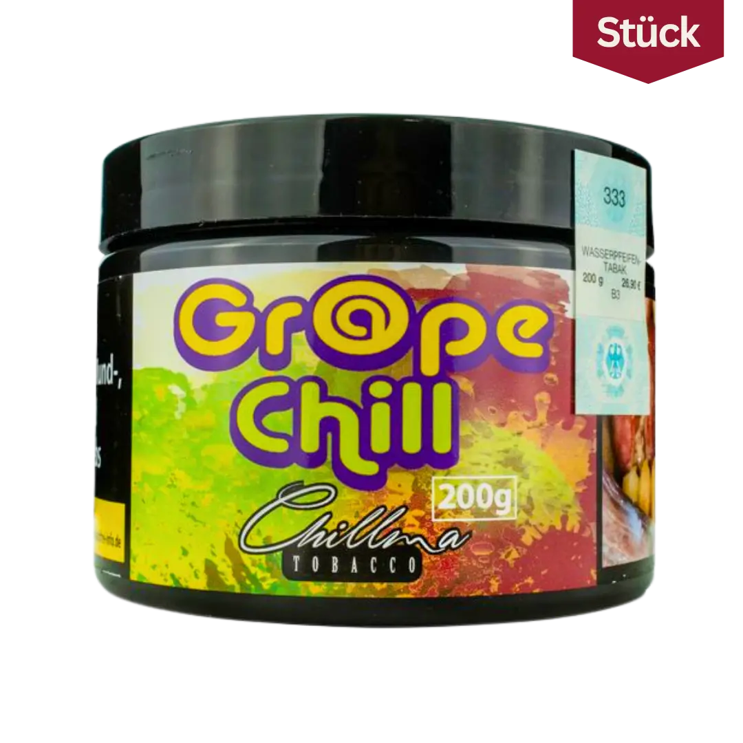 Chillma Grape Chill Tabak Shishatabak Dose