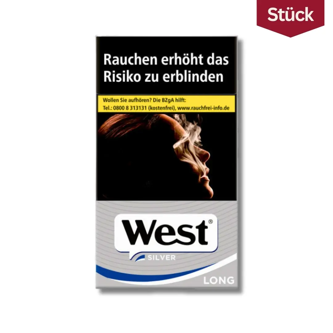 West Silver Long Zigaretten