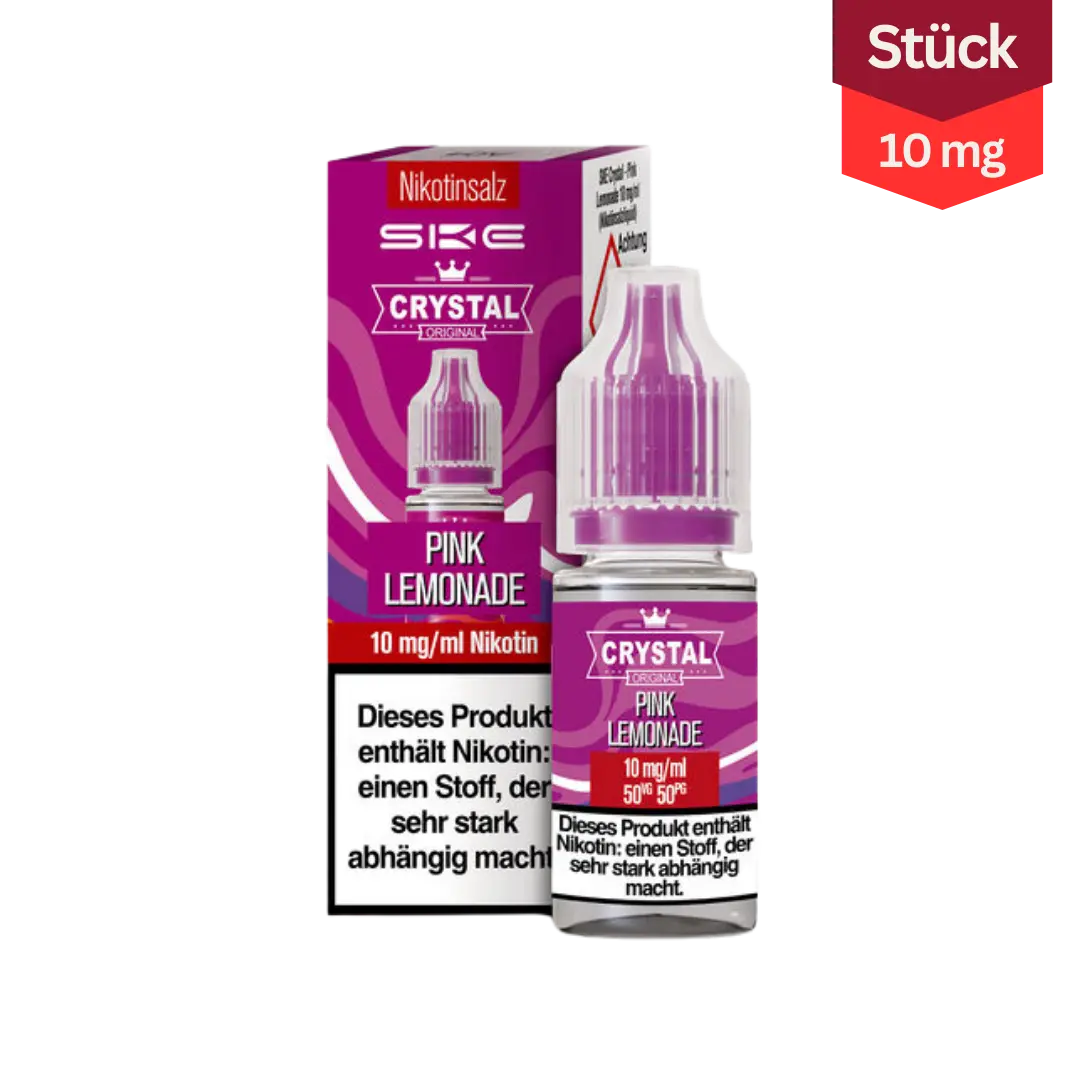 SKE Crystal Vape Liquid Pink Lemonade 10mg