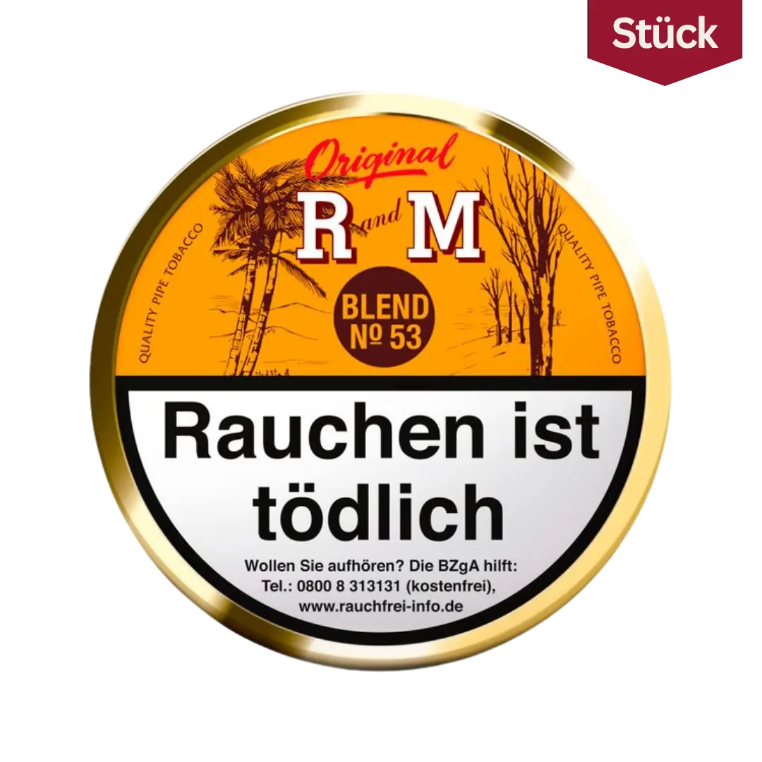 R and M Blend No 53 Tabak Pfeifentabak Dose (100g)