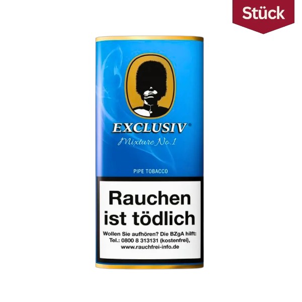 Blauer Pouch Exclusiv Mixture No. 1 Pfeifentabak Aromatic Blend 50g