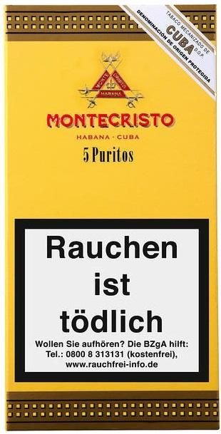 9 Montecristo Puritos AP (5 Stück)