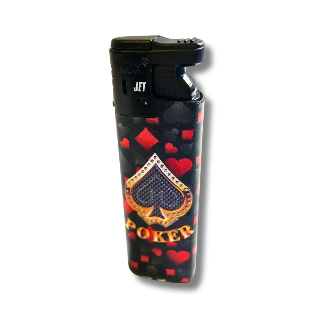 Lux Sturmfeuerzeug Jetflame Poker Pik