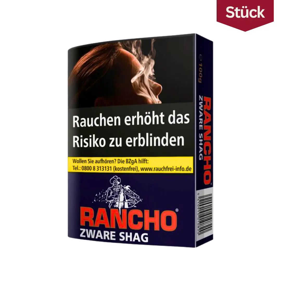 Rancho Zware Shag Tabak Feinschnitt Pouch (100g)