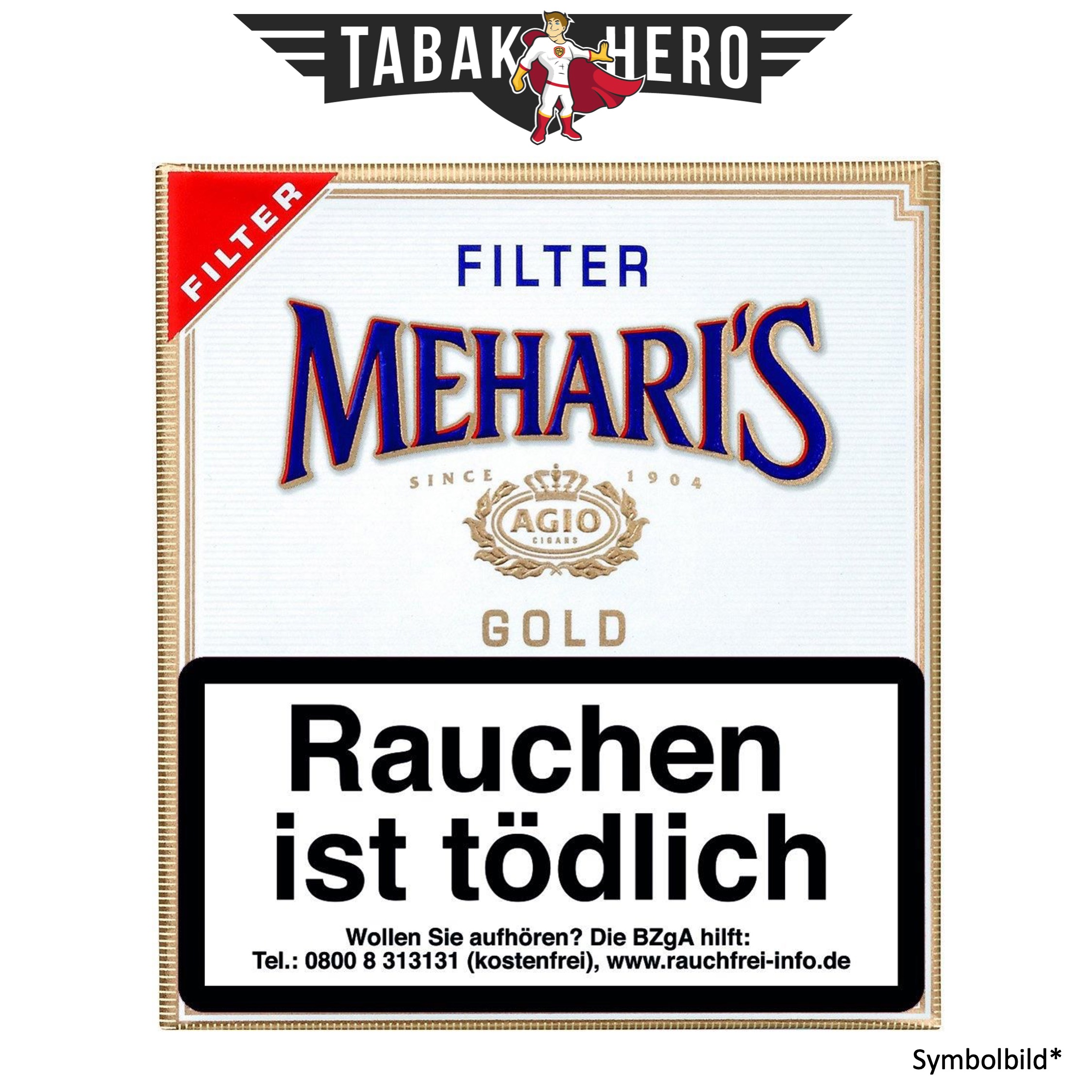 Meharis Gold Filter (10x20 Zigarillos)