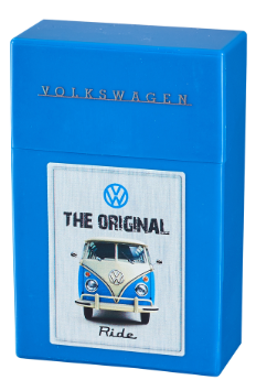 VW Volkswagen Zigarettendose Zigarettenbox Blau The Original