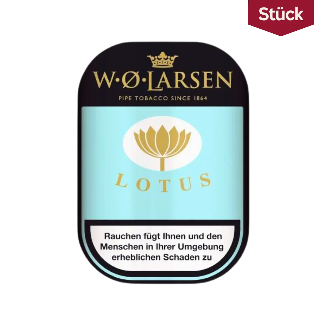 W.O. Larsen Lotus Tabak Pfeifentabak Dose (100g)