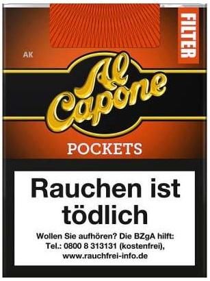 Al Capone Pocket Flame Filt.(Sw. Cogn.)18  (1x18 Stück)