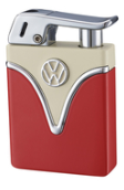 VW Volkswagen Metall Feuerzeug Tank Rot Weiß