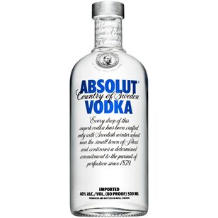 Absolut Vodka 40% 0,5L 