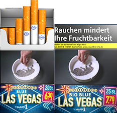 Las Vegas Blue Zigaretten 20er und 25er Schachtel online kaufen