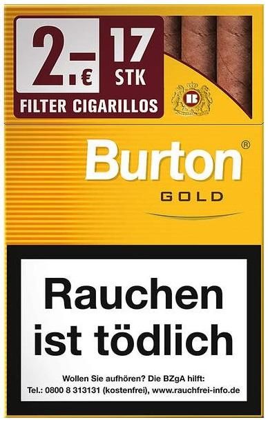 Burton Gold (Vanilla) L (10 x 17 Zigarillos)