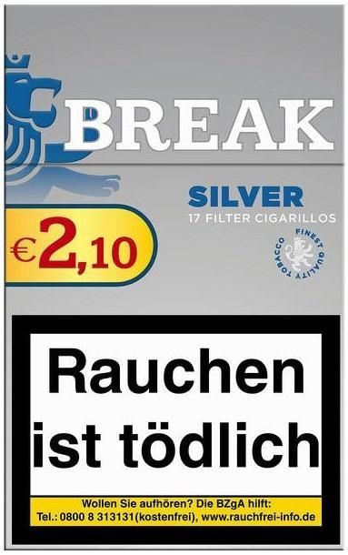 Break Am.Blend Silver Cig.  (1x17 Stück)