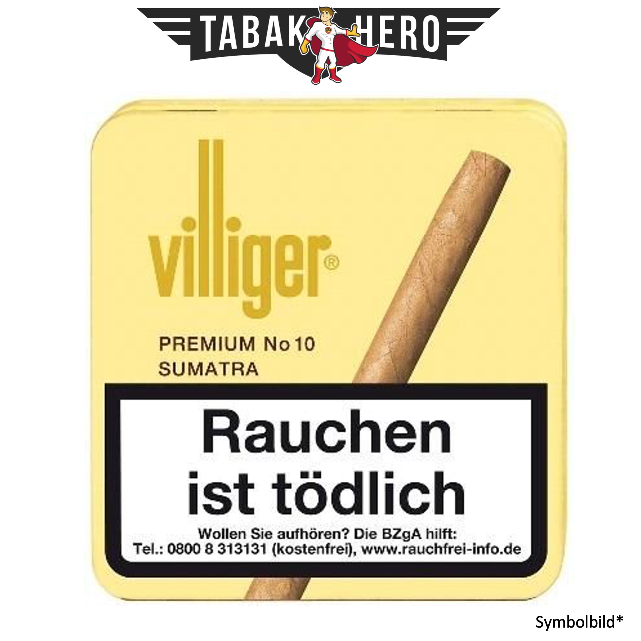 TH30633 Villiger Premium No10 Sumatra Zigarillos AP (20 Stück)