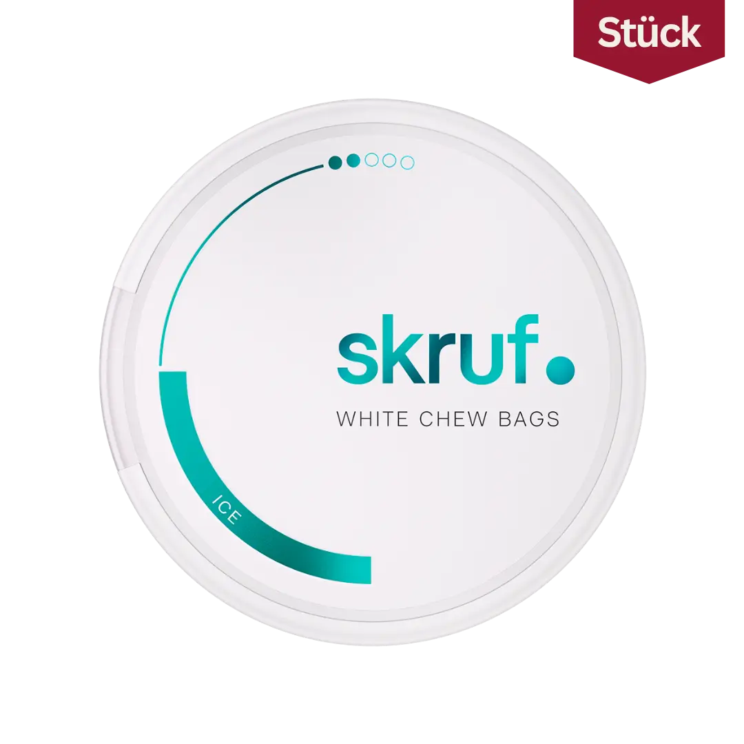 Skruf Ice White Medium Snus Kautabak (1 Stück)