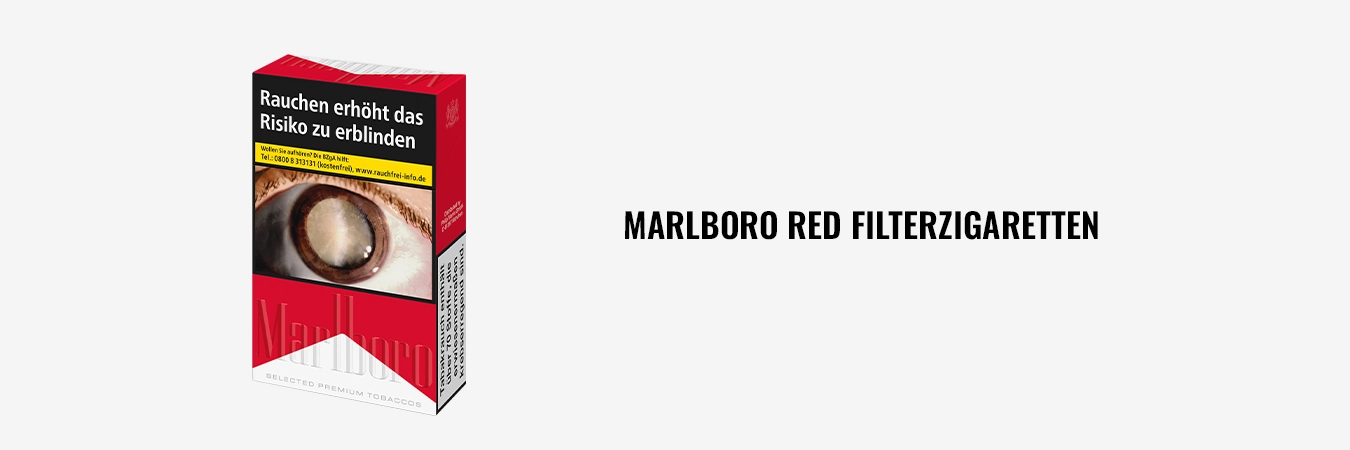 Marlboro Red Filterzigaretten – klassische rote Packung