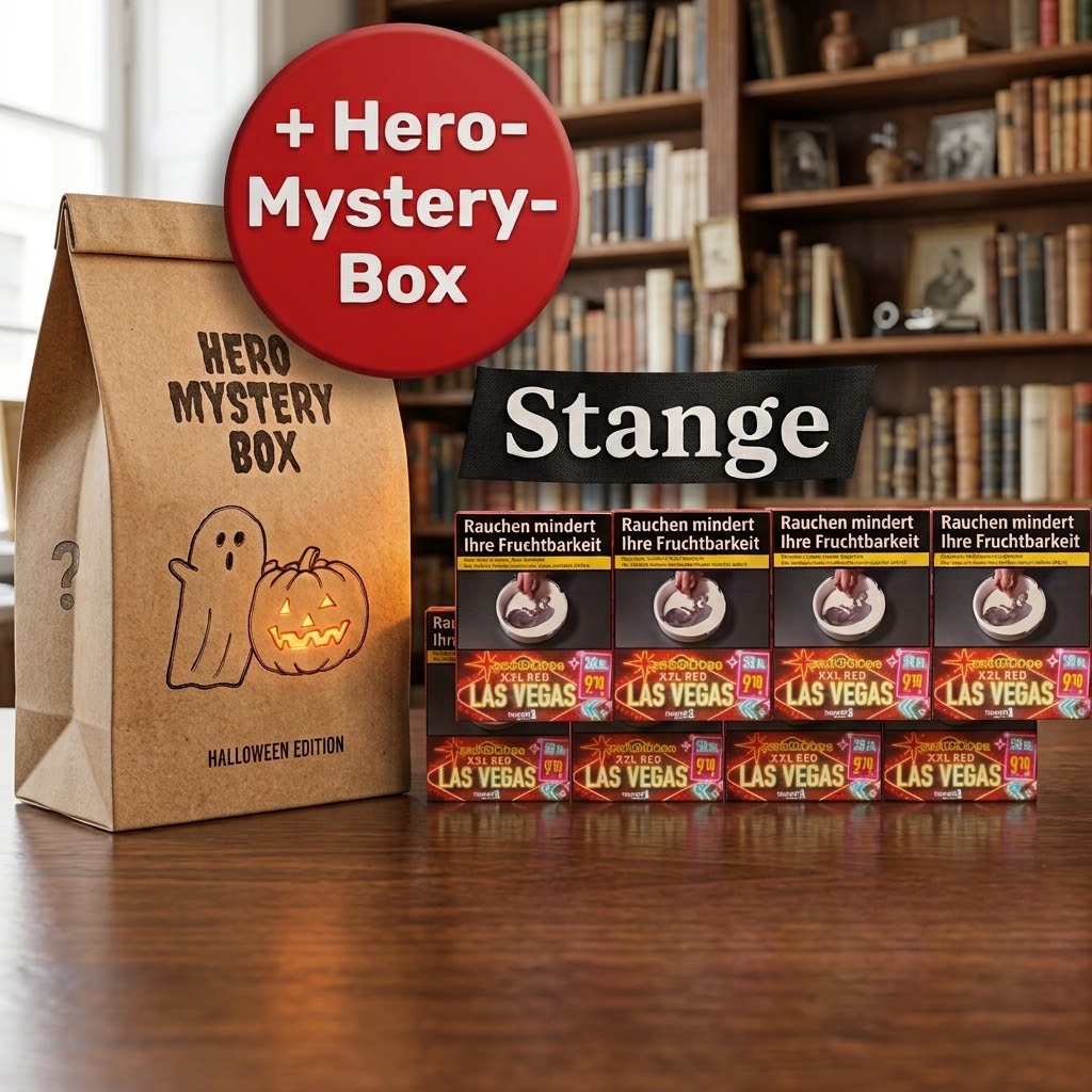 Stange Las Vegas Red XXL (8 Schachteln) und die Hero Mystery Box Halloween Edition als Set