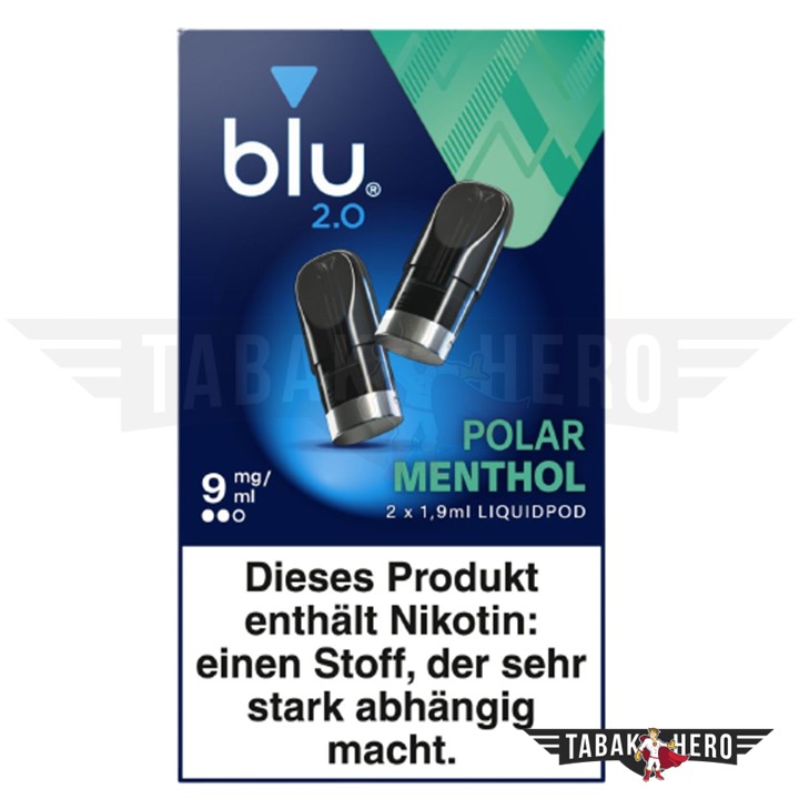5 x 2 blu  2.0 LiquidPod Polar Menthol (9mg)