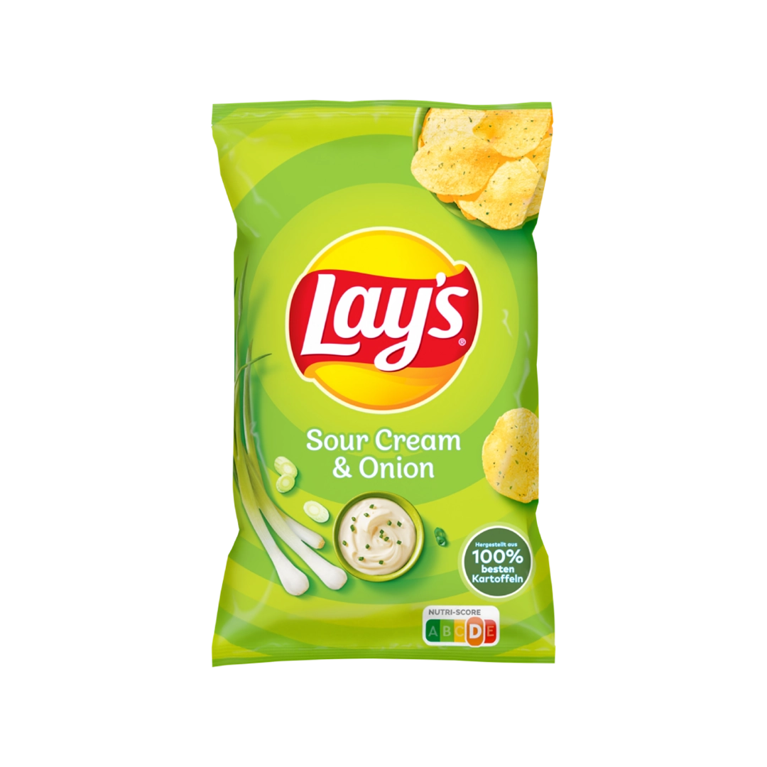 Lay's Sour Cream & Onion (9x150g)