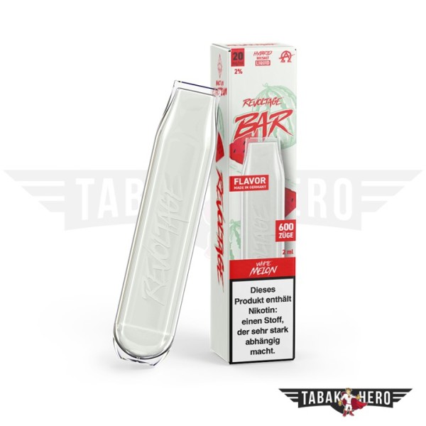Revoltage White Melon Einweg E-Zigarette Vape 0mg (1 Stück)