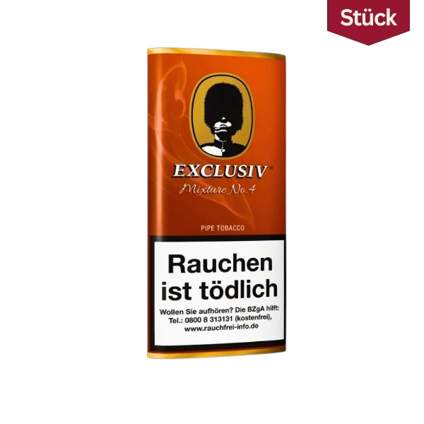 Pouch Exclusiv Mixture No. 4 Pfeifentabak Aromatic Blend 50g