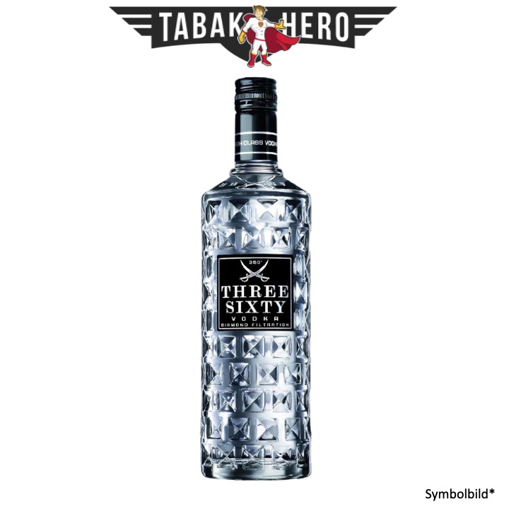 Three Sixty Premium Vodka alc.37,5 Vol.-%