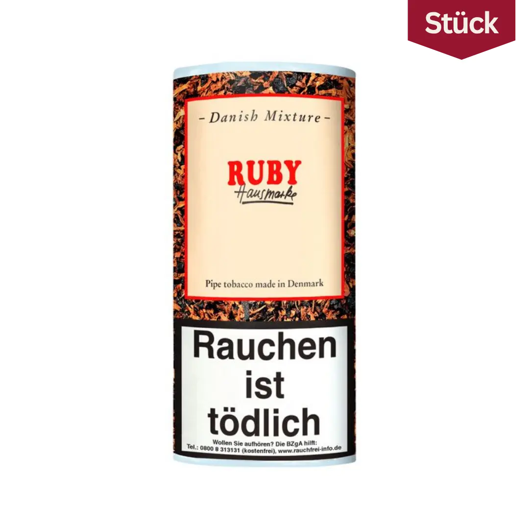  Danish Mixture Ruby Kirsche Pfeifentabak Pouch (50g)