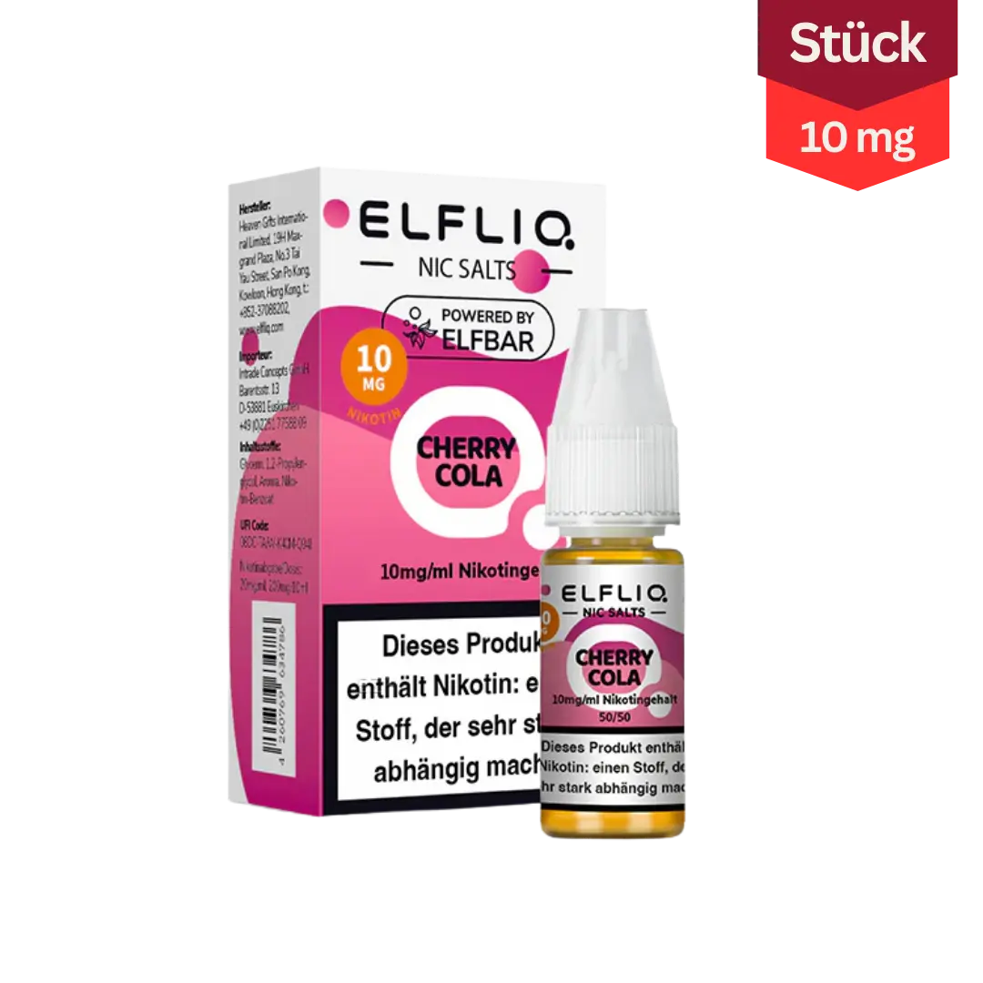 Elfliq Vape Liquid Cherry Cola 10mg