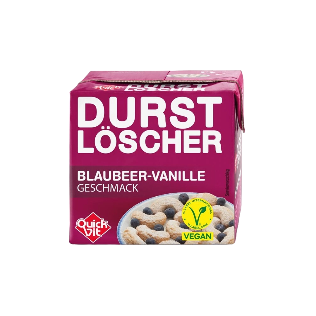 QuickVit Durstlöscher Blaubeere-Vanille (12x0,5L)