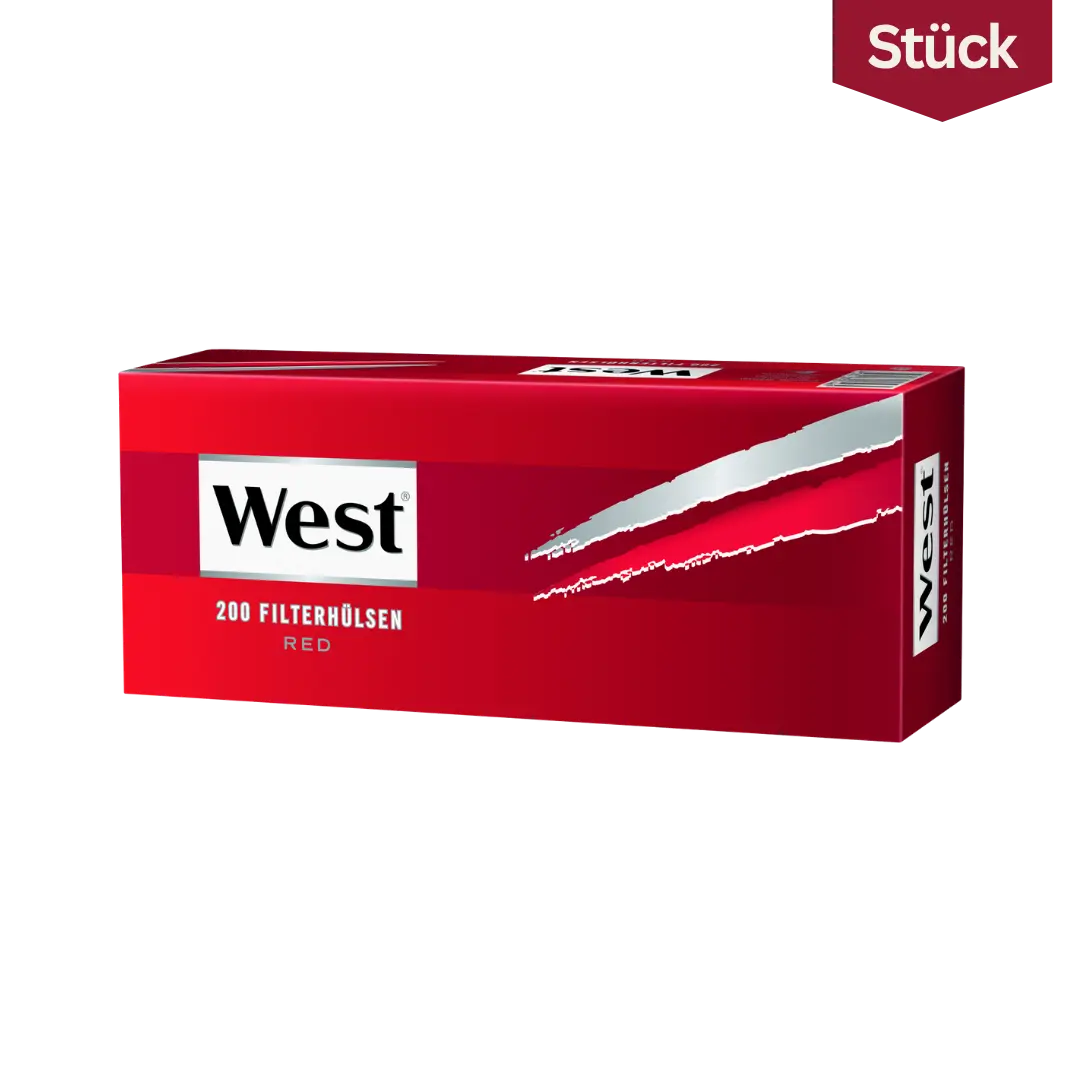 West Red Filterhülsen King Size (200 Stück)