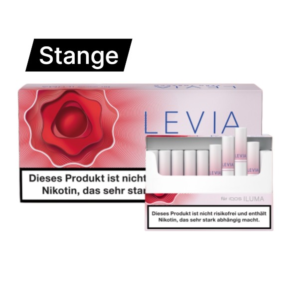 IQOS Levia Red Berry Stange - Block mit 10 Schachteln à 20 Sticks