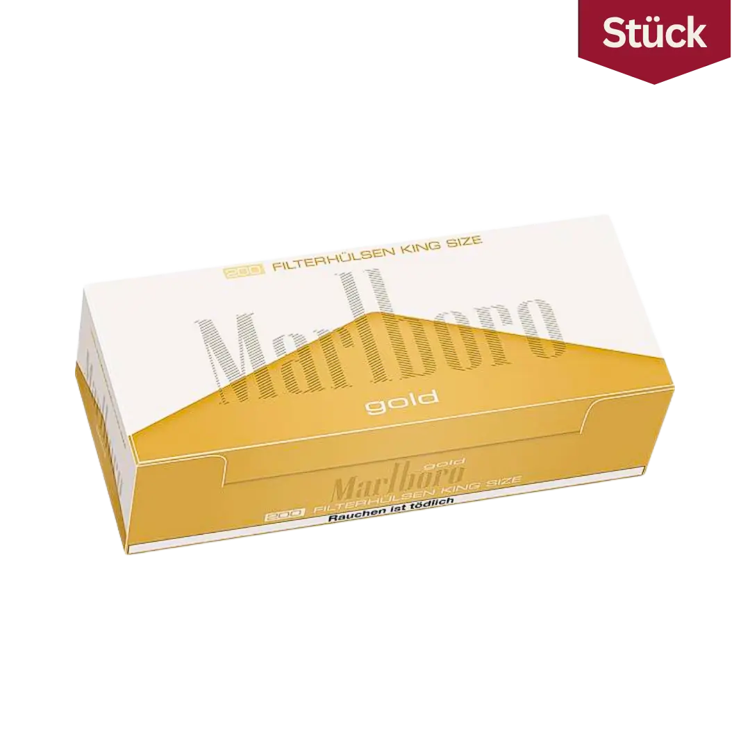 Marlboro Gold Filterhülsen King Size (200 Stück)