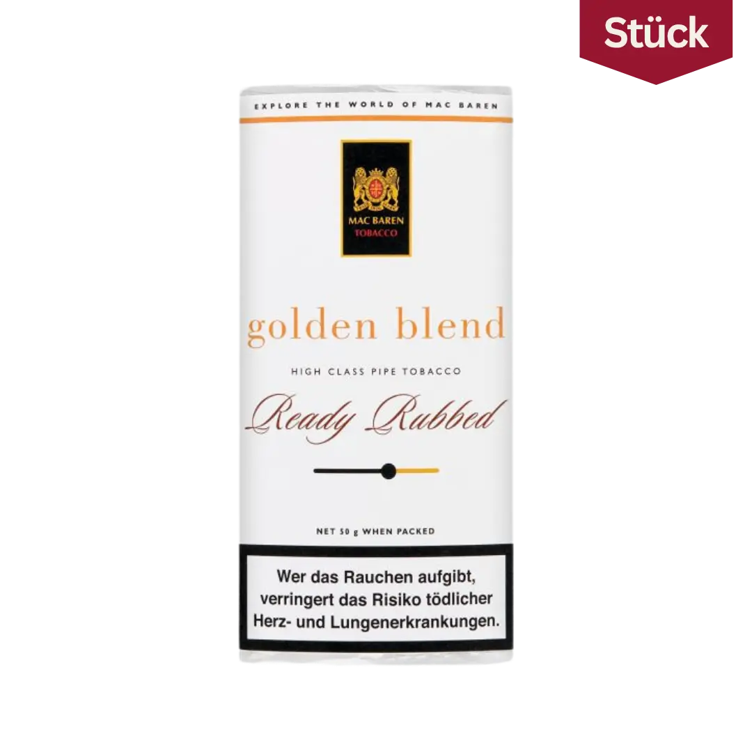 Mac Baren Golden Blend Tabak Pfeifentabak Pouch (50g) Mac Baren Golden Blend Tabak Pfeifentabak Pouch (50g)