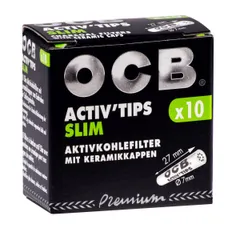 OCB Filter Premium Aktivkohle Slim 7mm (10 Filter)