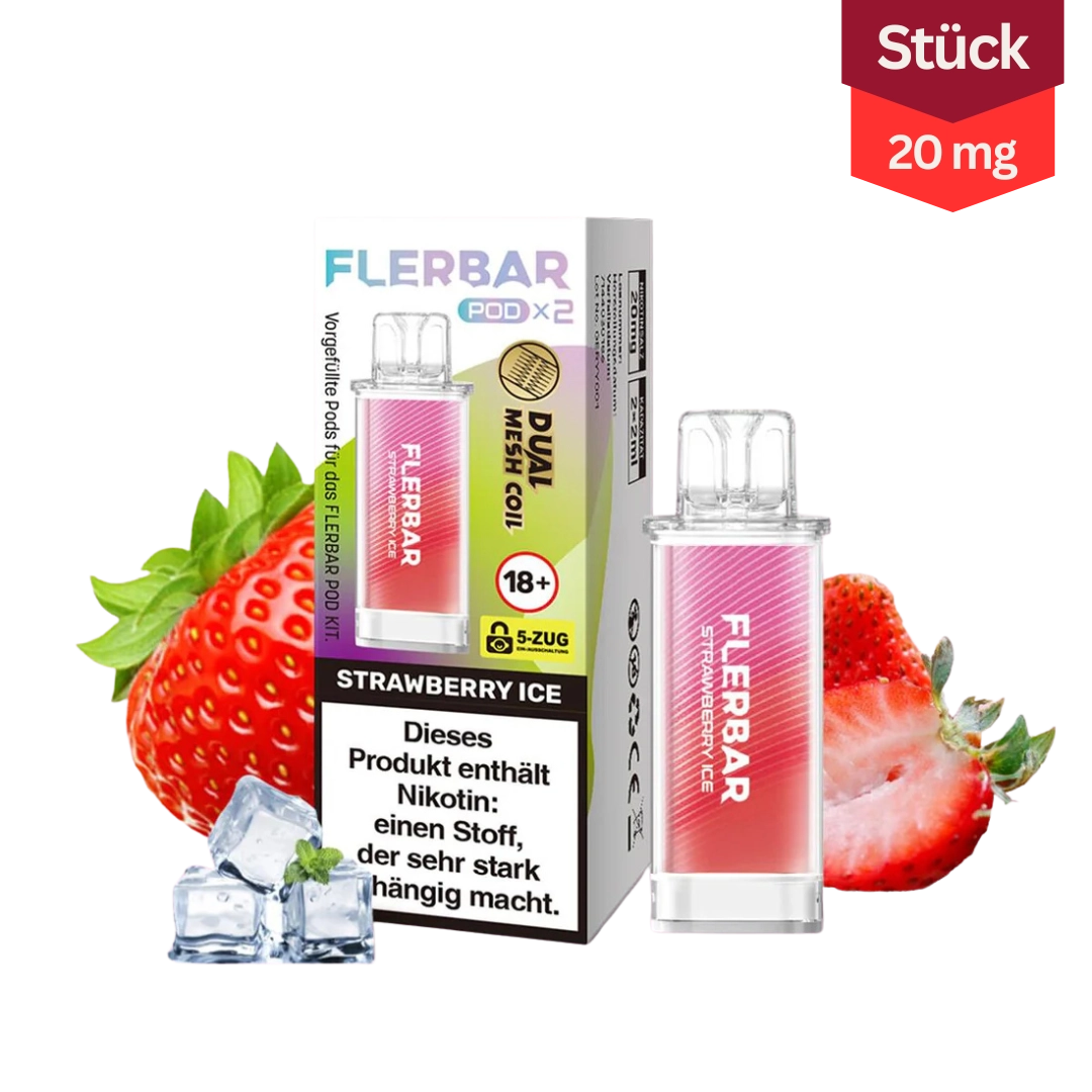 Flerbar Pod Strawberry Ice 20 mg/ml