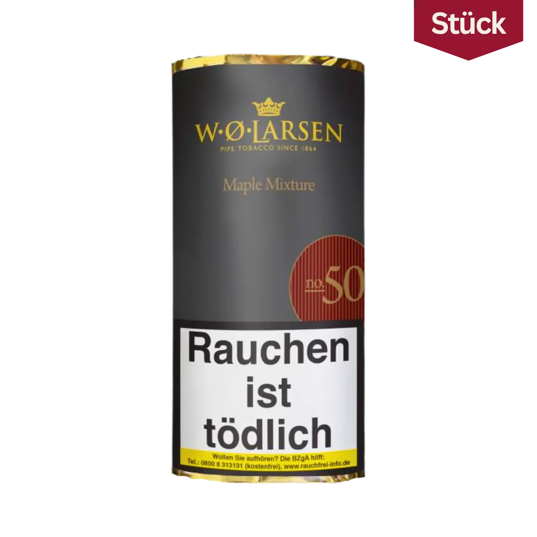 W.O. Larsen Maple Mixture Tabak Pfeifentabak Pouch (50g)