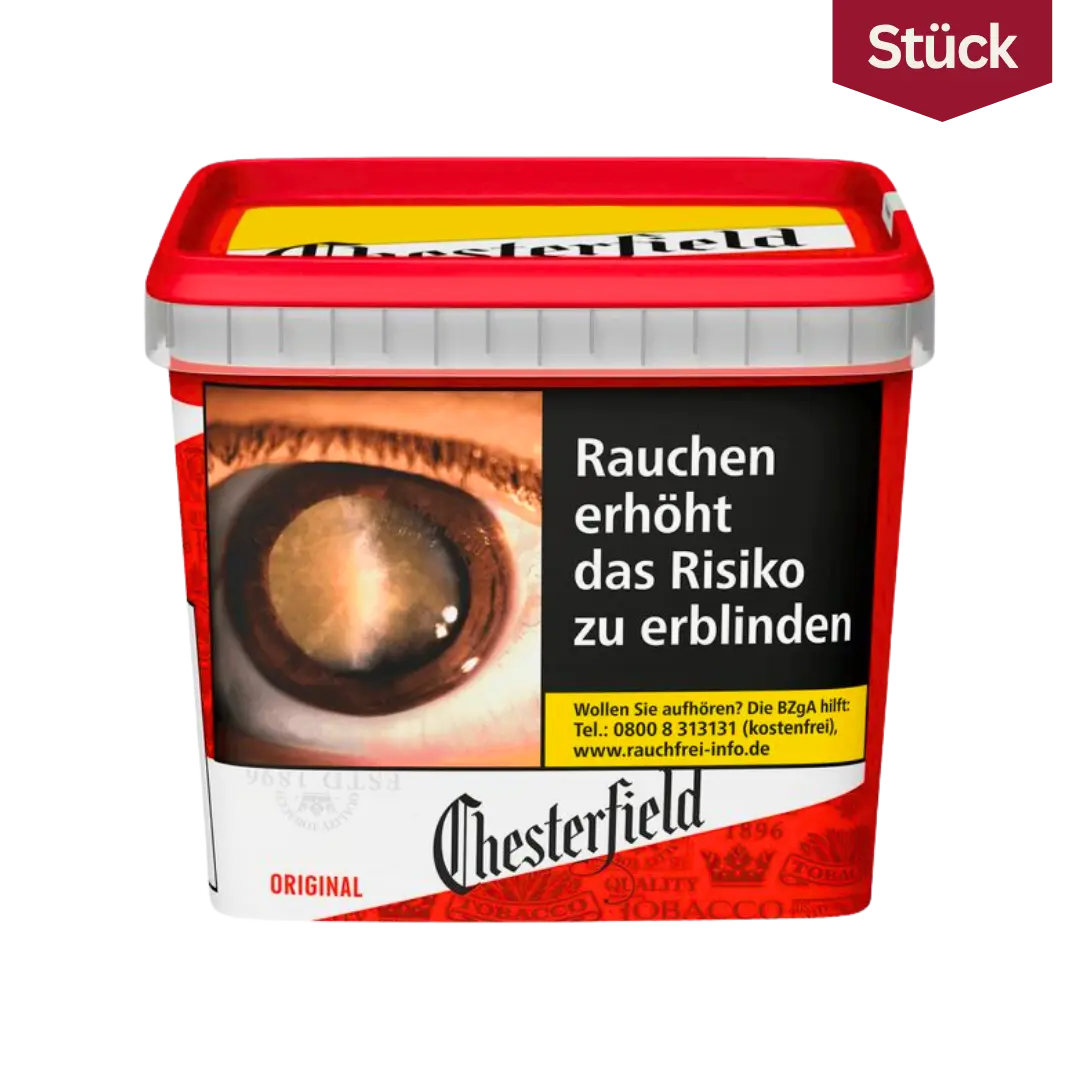 Chesterfield Red Tabak Volumentabak Eimer L