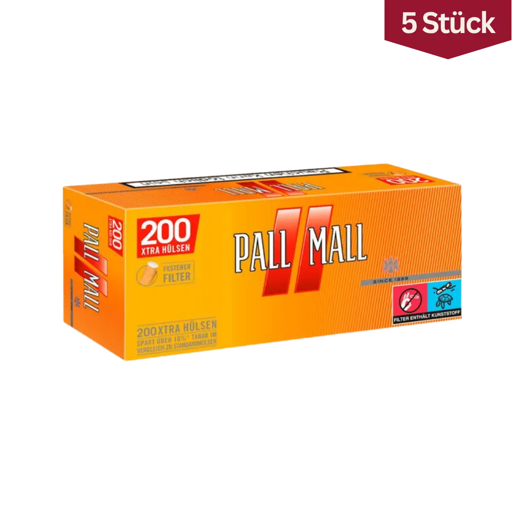 Bundle: Pall Mall Allround Filterhülsen Extra Size (5x200 Stück)
