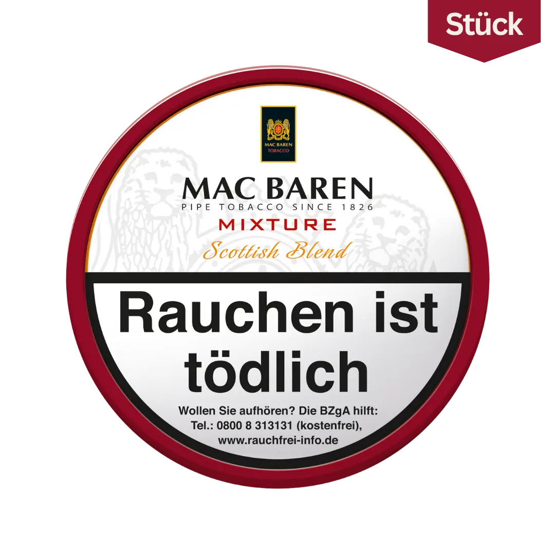 Mac Baren Mixture Scottish Blend Tabak Pfeifentabak Dose (100g)