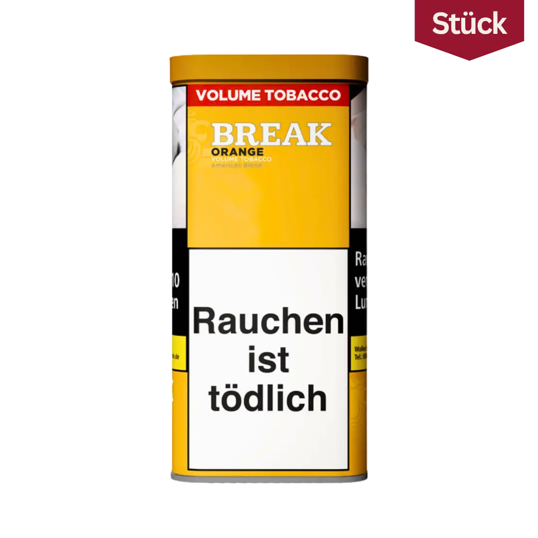 Break Orange Tabak Volumentabak Dose Break Orange Tabak Volumentabak Dose
