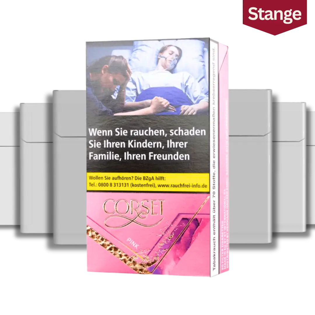 Corset Pink (Coral) Slim Zigaretten Stange (10x20 Stück)