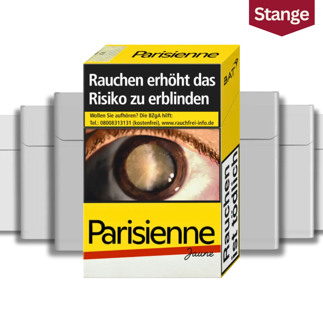 Parisienne Jaune Yellow Zigaretten Stange
