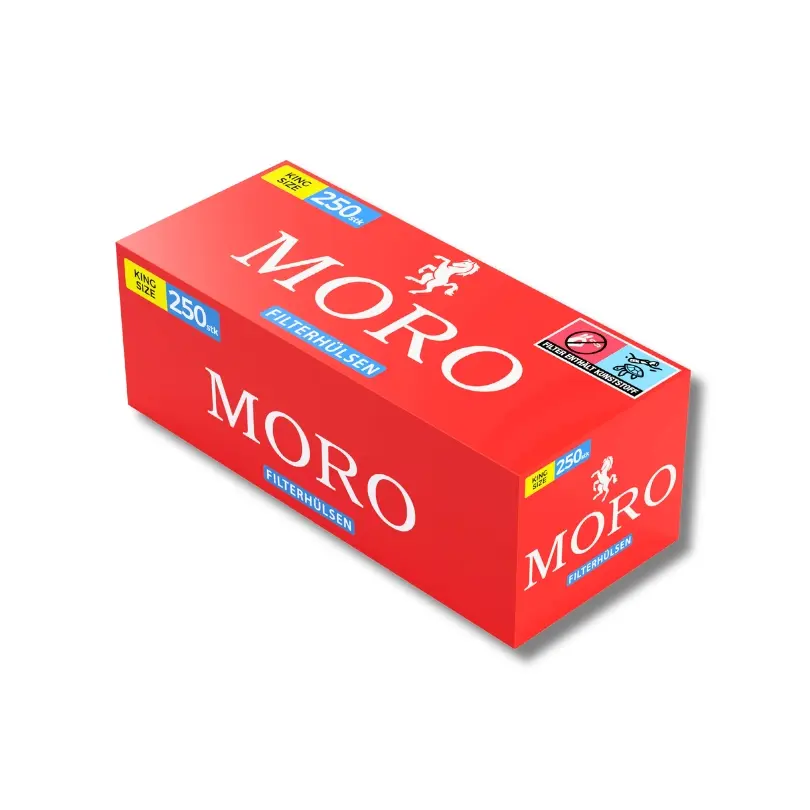Moro Zigarettenhülsen King Size (250 Stück)