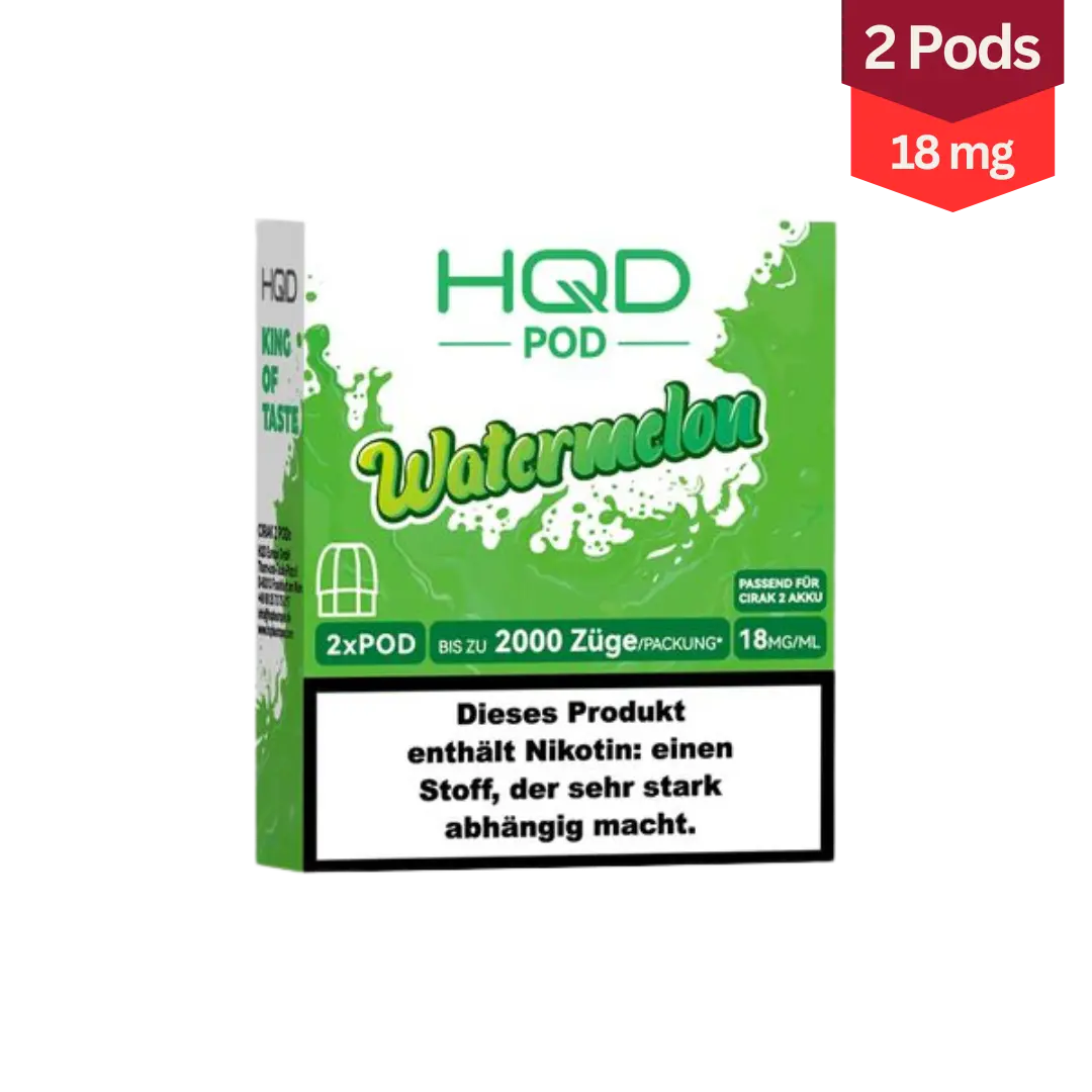 HQD Cirak 2 Pod Vape Watermelon 18mg
